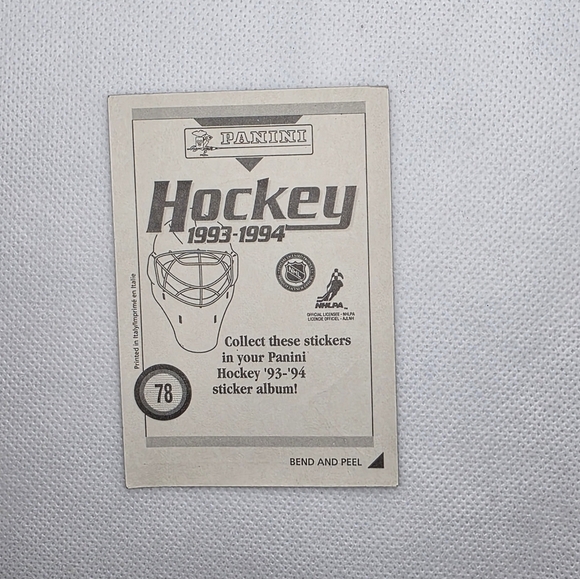 1993-94 Panini Hockey Pittsburgh Penguins Logo Foil Sticker - Picture 3 of 3